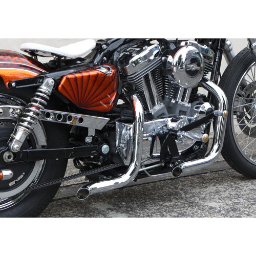 ショートターンアウトマフラー 04y Xl H4267 Easyriders イージーライダース バイクパーツの通販はカスタムジャパンへ