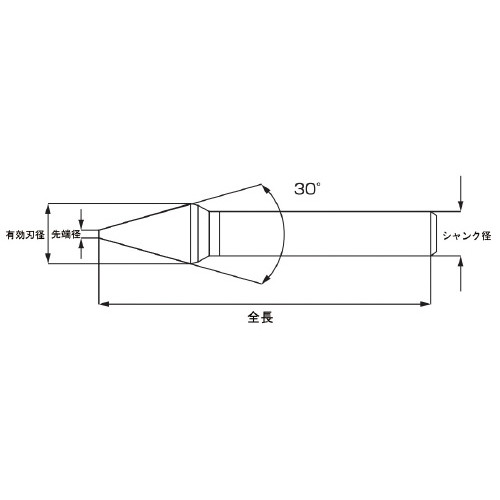 PROCHI PRC-30310 カウンターシンク 30°31.0 HSS-