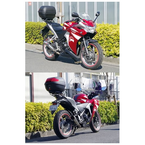 cbr250rcari-30box-in リアキャリア&リアボックス(30L)セット CBR250R