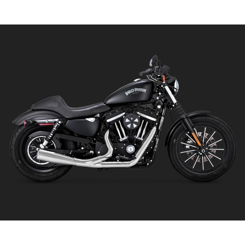 UPSWEEP 2-INTO-1 CHROME SPORTSTER MID CONT 04-19