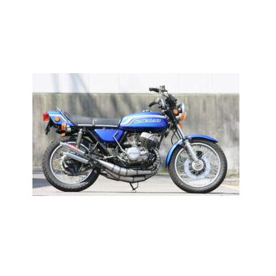 クロスチャンバー TYPE-2スチール 750SS/KH750: バイク┃ カスタム