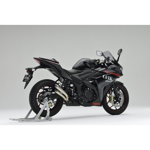 ツインチタンメガホン スリップオン YZF-R25/MT-25 - モトカスタム