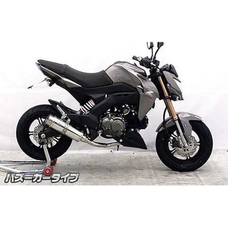 受注生産品】Z125 PRO用 ロイヤルマフラー バズーカータイプ(フル