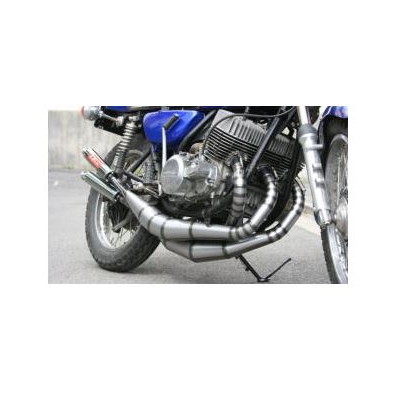 クロスチャンバー TYPE-2スチール 750SS/KH750: バイク┃ カスタム