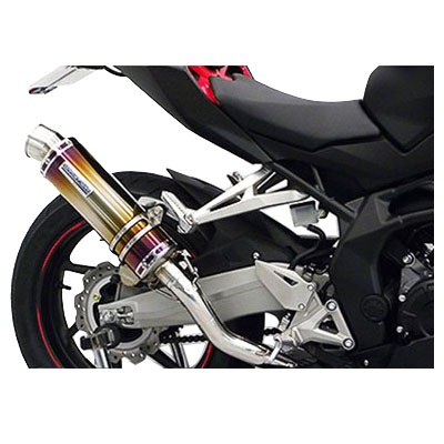 受注生産品】CBR250RR用 ダイナミックマフラー スポーツタイプ サイレンサー：チタン仕様 - モトカスタム