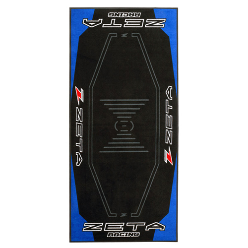 レーシングフロアマット ZETA ブルー/ブラック