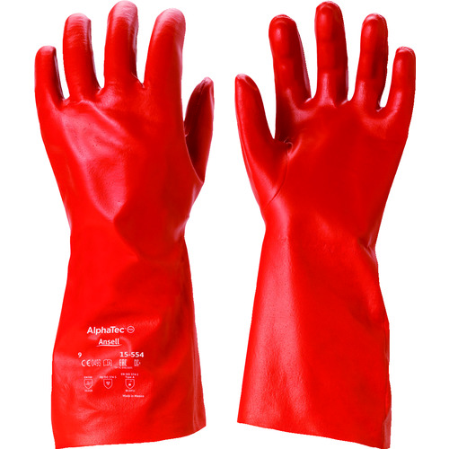 耐溶剤作業用手袋 アルファテック 15-554 XLサイズ