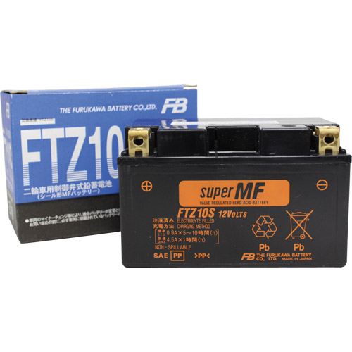 FTZ10S （YTZ10S 互換） (FTZ10S) 古河電池 バイクバッテリーの通販は