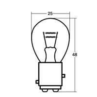 NO2 BP4875B 12V21/5W