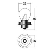 B-2371 12v15w S25S P26S