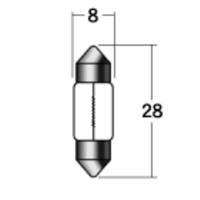 B-6274 12v5w T8×28 S7/8