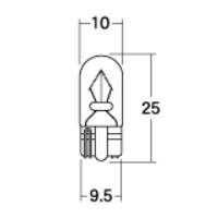 B-12BL 12V3.4W T10 EFbW u[