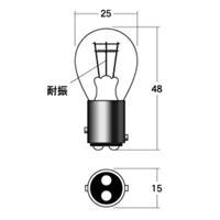 A3407H 12V21/5W BA1Y5D 2pbN