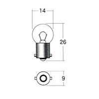 B-7513 12V8W G14 BA9S