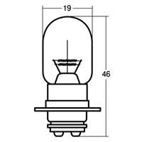 12V18W T19L P15s-25-1 d