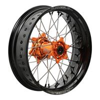 AR1モタードホイールキット トレール XR/CRM リア 17×4.50 レッド/ブラック/レッド XR400R・CRM250R/AR -  モトカスタム