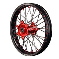 AR1モタードホイールキット トレール XR/CRM リア 17×4.50 レッド/ブラック/レッド XR400R・CRM250R/AR -  モトカスタム