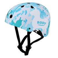 RODY サイクルヘルメット大人用 カモフラージュ/ブルー